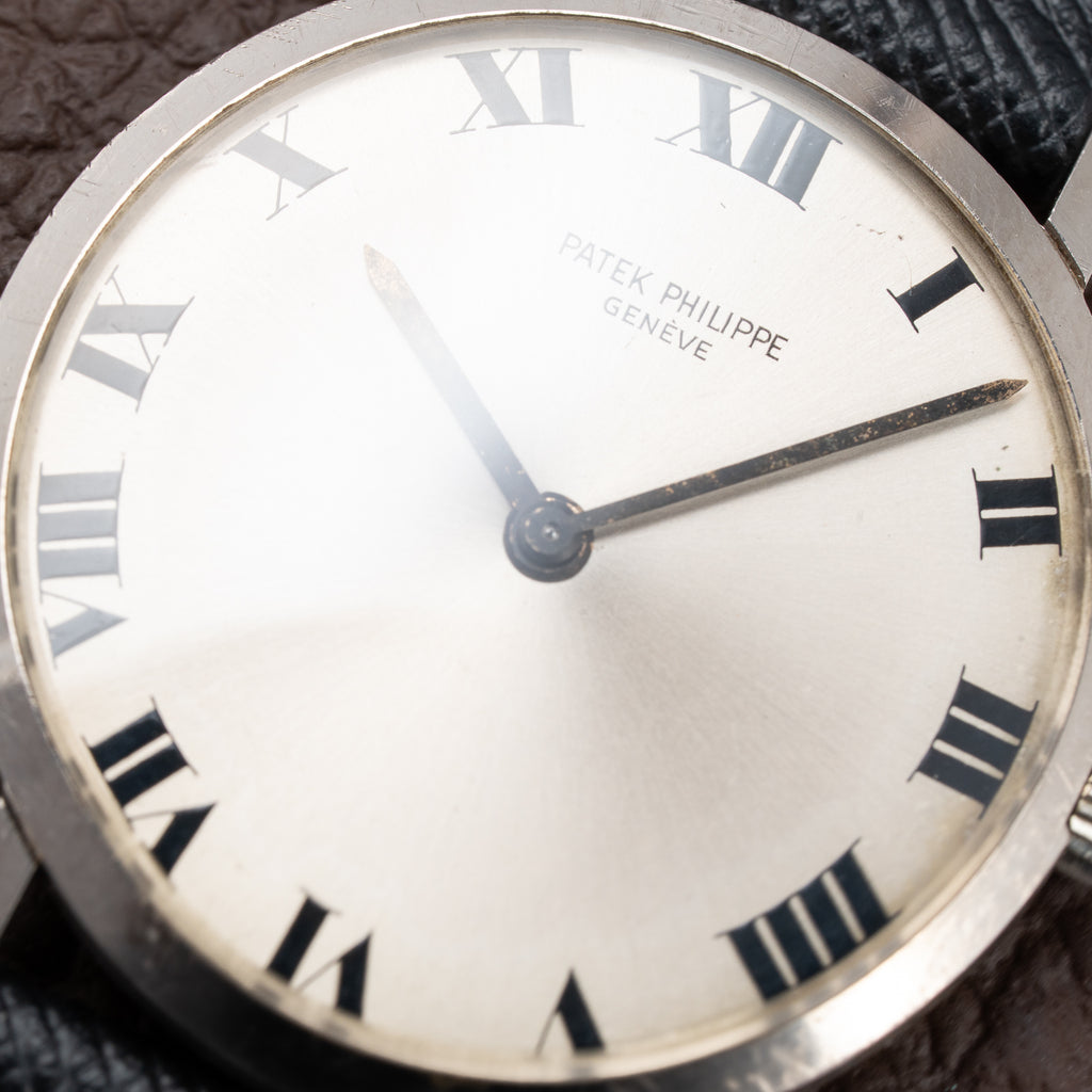 Patek Philippe Calatrava Ultra-Thin White Gold 18k Roman Dial Ref. 3512 from 1970s