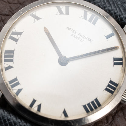 Patek Philippe Calatrava Ultra-Thin White Gold 18k Roman Dial Ref. 3512 from 1970s