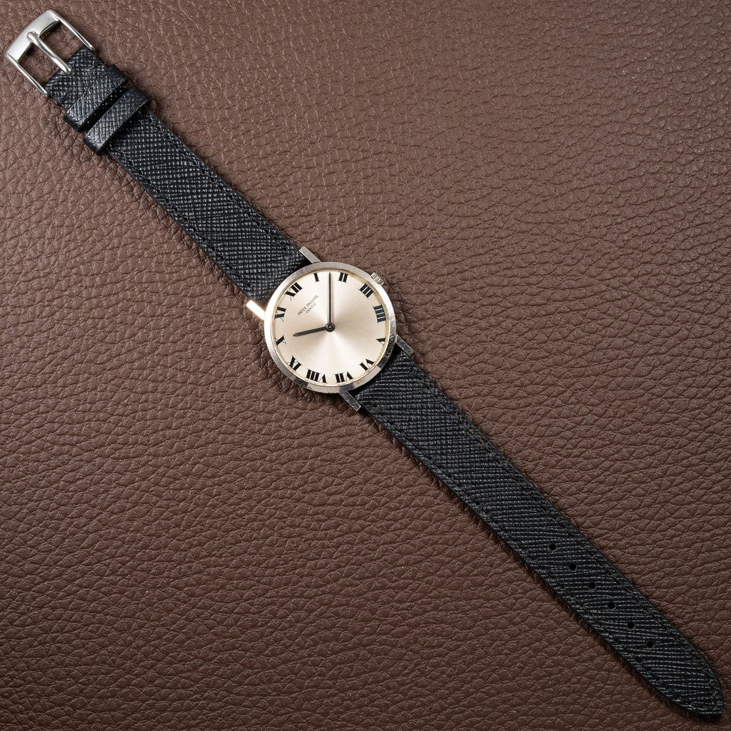 Patek Philippe Calatrava Ultra-Thin White Gold 18k Roman Dial Ref. 3512 from 1970s