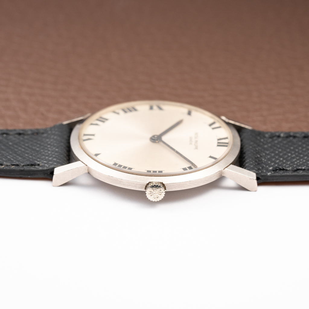 Patek Philippe Calatrava Ultra-Thin White Gold 18k Roman Dial Ref. 3512 from 1970s