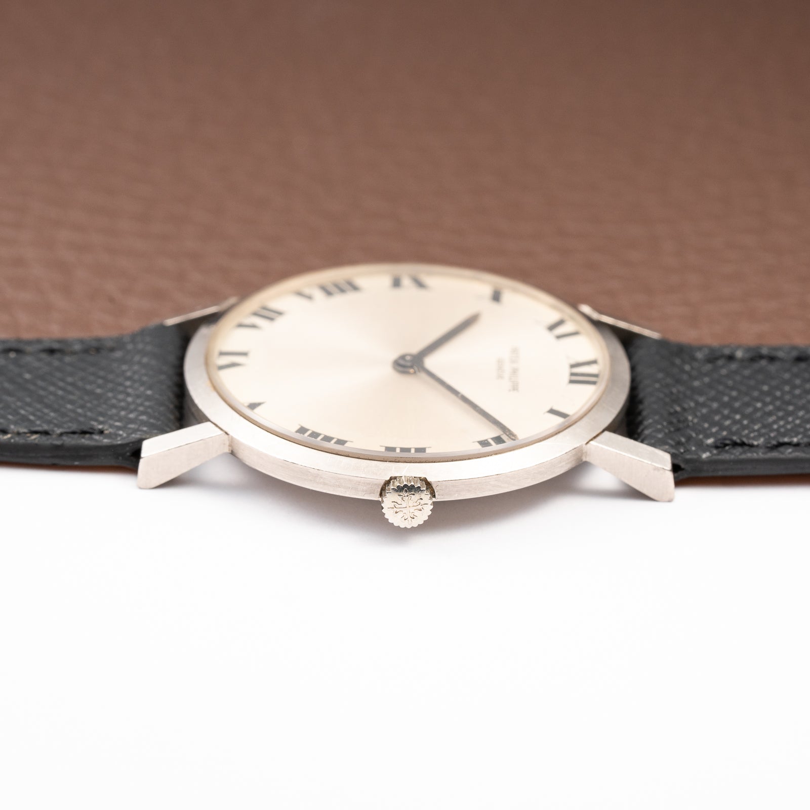Patek Philippe Calatrava Ultra-Thin White Gold 18k Roman Dial Ref. 3512 from 1970s