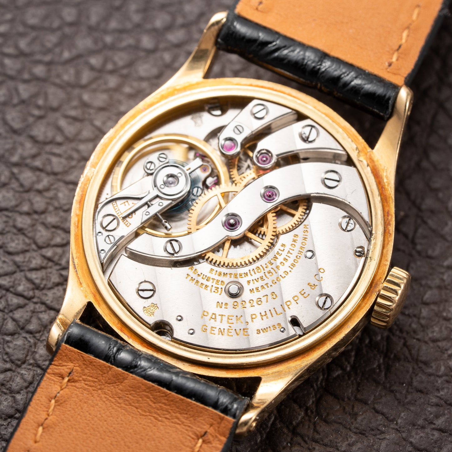 Patek Philippe Calatrava 18k Yellow Gold Ref. 96 from 1950s