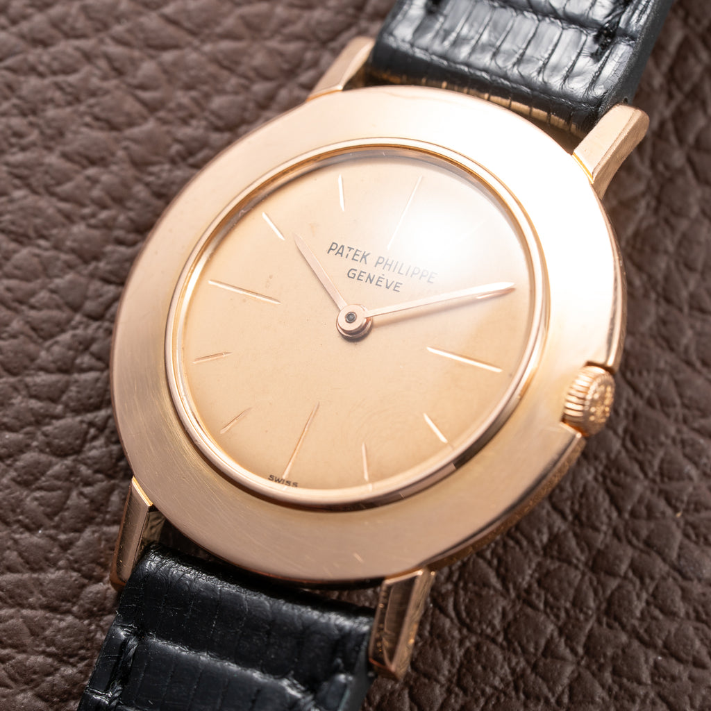 Patek Philippe “Disco Volante” Pink on Pink 18K Rosé Gold Ref 2594 from 1959