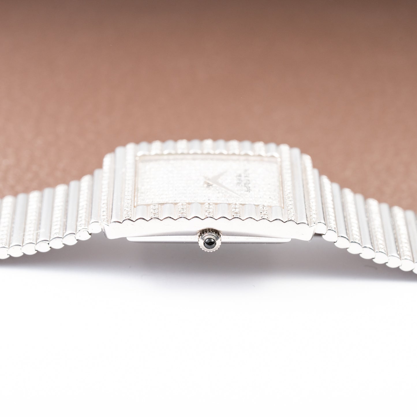 Patek Philippe Gondolo Haute Joaillerie Diamond Pavé Dial, Case & Bracelet 18k White Gold Ref 3733 From 1970s