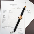 Patek Philippe “Disco Volante” Pink on Pink 18K Rosé Gold Ref 2594 from 1959