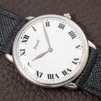 Piaget Altiplano Dress Watch 18K White Gold Ultra Thin Ref. 911 from 1960s