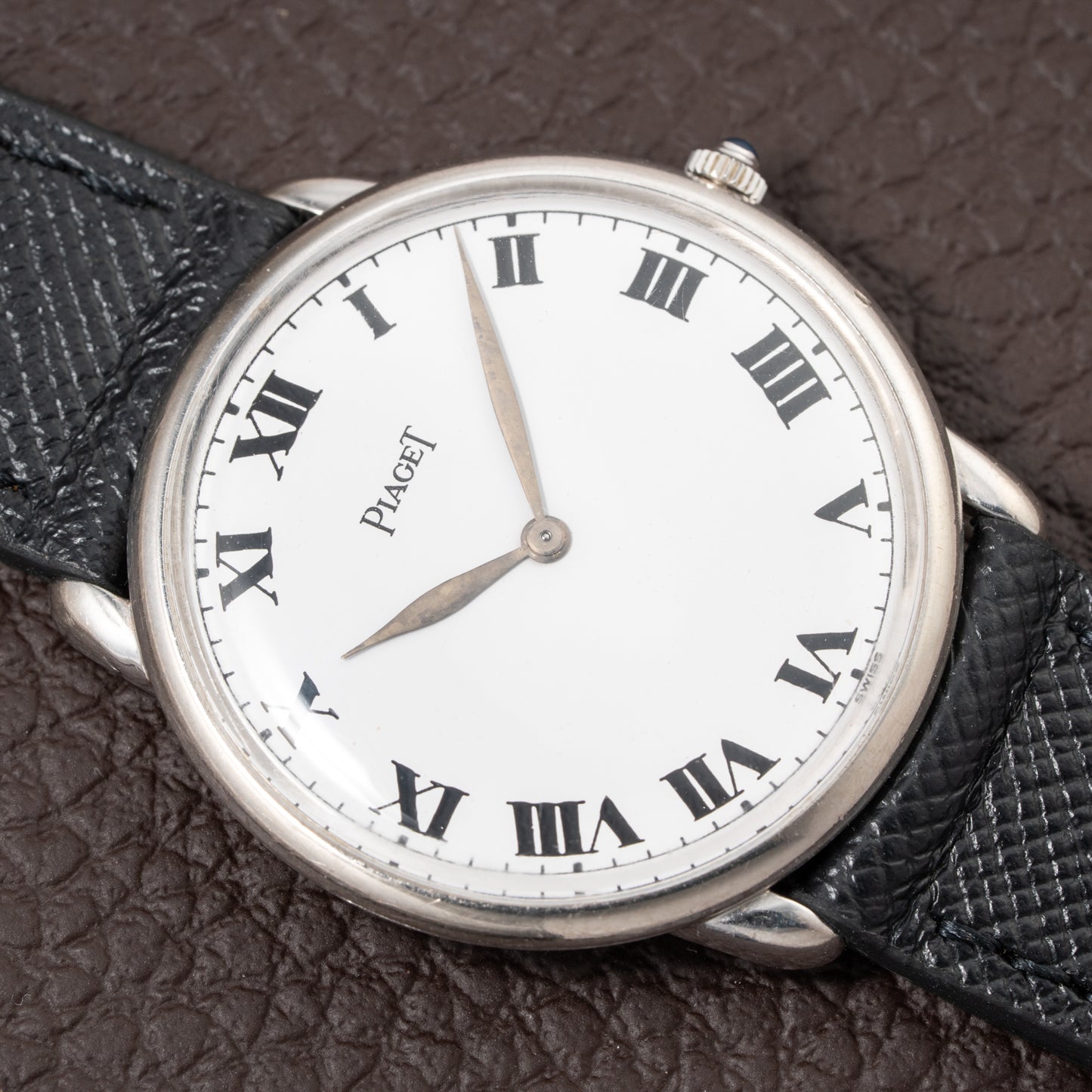 Piaget Altiplano Dress Watch 18K White Gold Ultra Thin Ref. 911 from 1960s