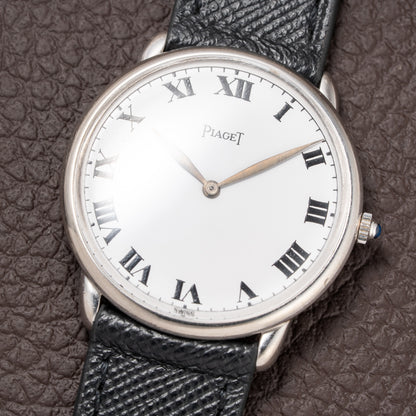 Piaget Altiplano Dress Watch 18K White Gold Ultra Thin Ref. 911 from 1960s