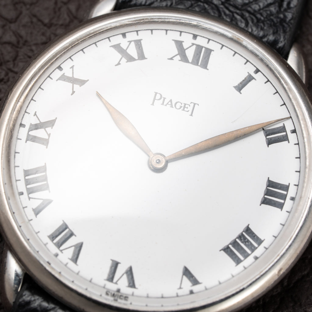 Piaget Altiplano Dress Watch 18K White Gold Ultra Thin Ref. 911 from 1960s