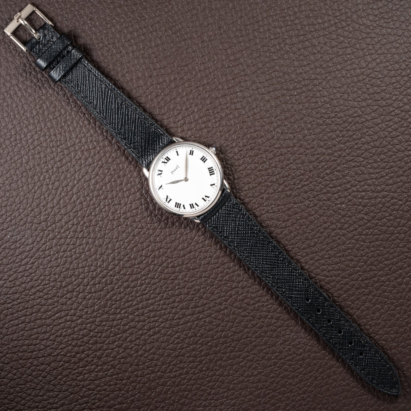 Piaget Altiplano Dress Watch 18K White Gold Ultra Thin Ref. 911 from 1960s