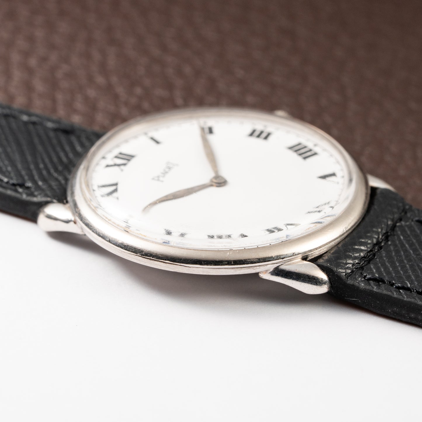 Piaget Altiplano Dress Watch 18K White Gold Ultra Thin Ref. 911 from 1960s