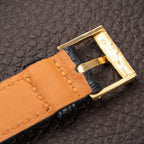 Piaget Automatic Ultra Plat 18K Gold White Roman Dial Ref. 12603 from 1960s