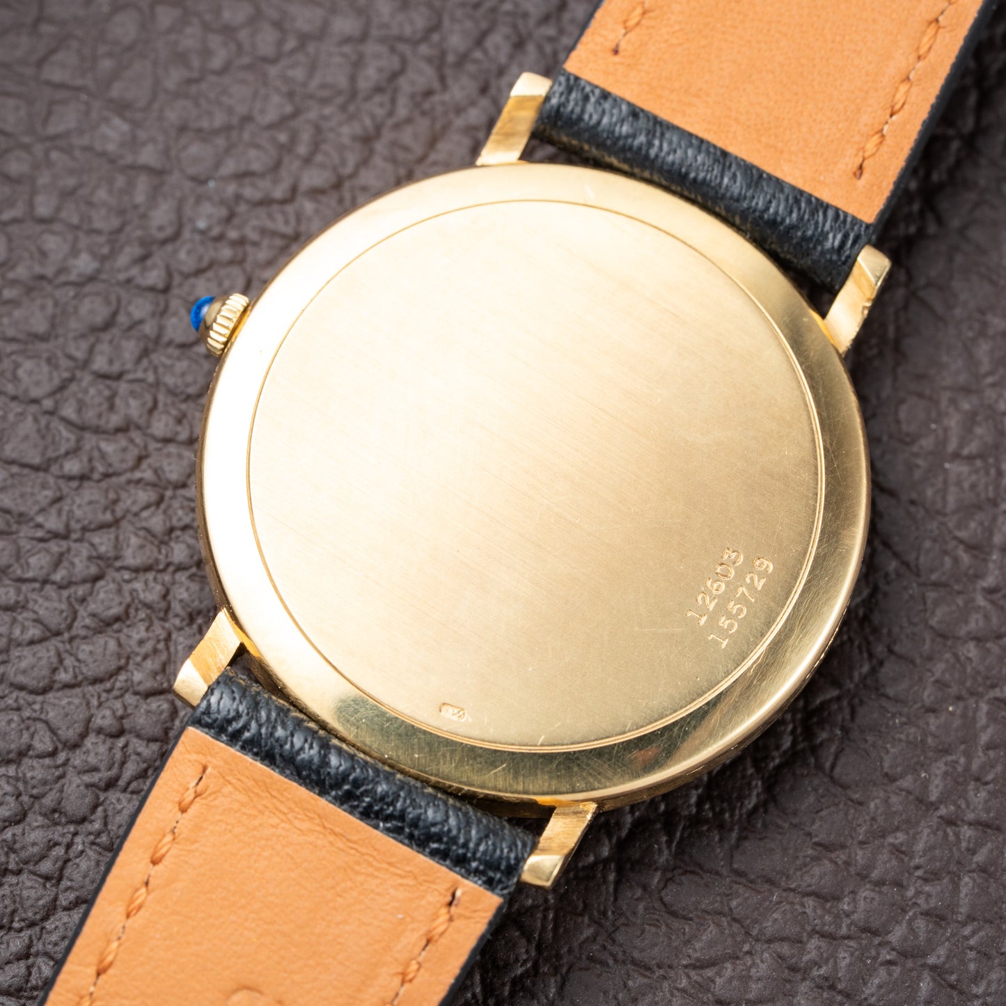 Piaget Automatic Ultra Plat 18K Gold White Roman Dial Ref. 12603 from 1960s