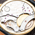 Piaget Automatic Ultra Plat 18K Gold White Roman Dial Ref. 12603 from 1960s