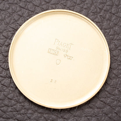 Piaget Automatic Ultra Plat 18K Gold White Roman Dial Ref. 12603 from 1960s