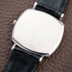 Piaget Automatic Extra Plat Clous de Paris Hobnail 18k White Gold Cal 12P Micro Rotor Ref 12448 from 1970s