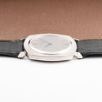 Piaget Automatic Extra Plat Clous de Paris Hobnail 18k White Gold Cal 12P Micro Rotor Ref 12448 from 1970s