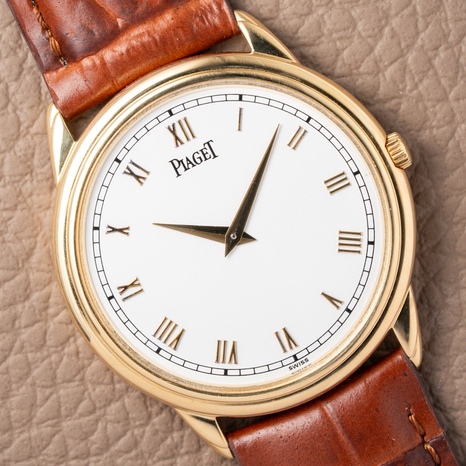 Piaget Gouverneur 18K Yellow Gold Ultra Thin 9P2 Ref 90968 from 1990s