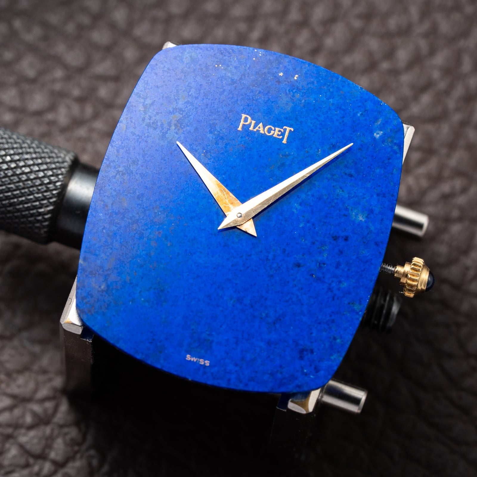 Piaget Emperador Lapis Lazuli 18k Yellow Gold Ref. 9741 From 1980s