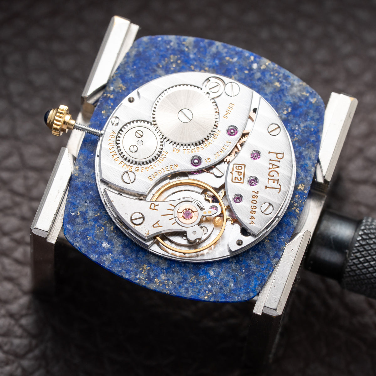 Piaget Emperador Lapis Lazuli 18k Yellow Gold Ref. 9741 From 1980s
