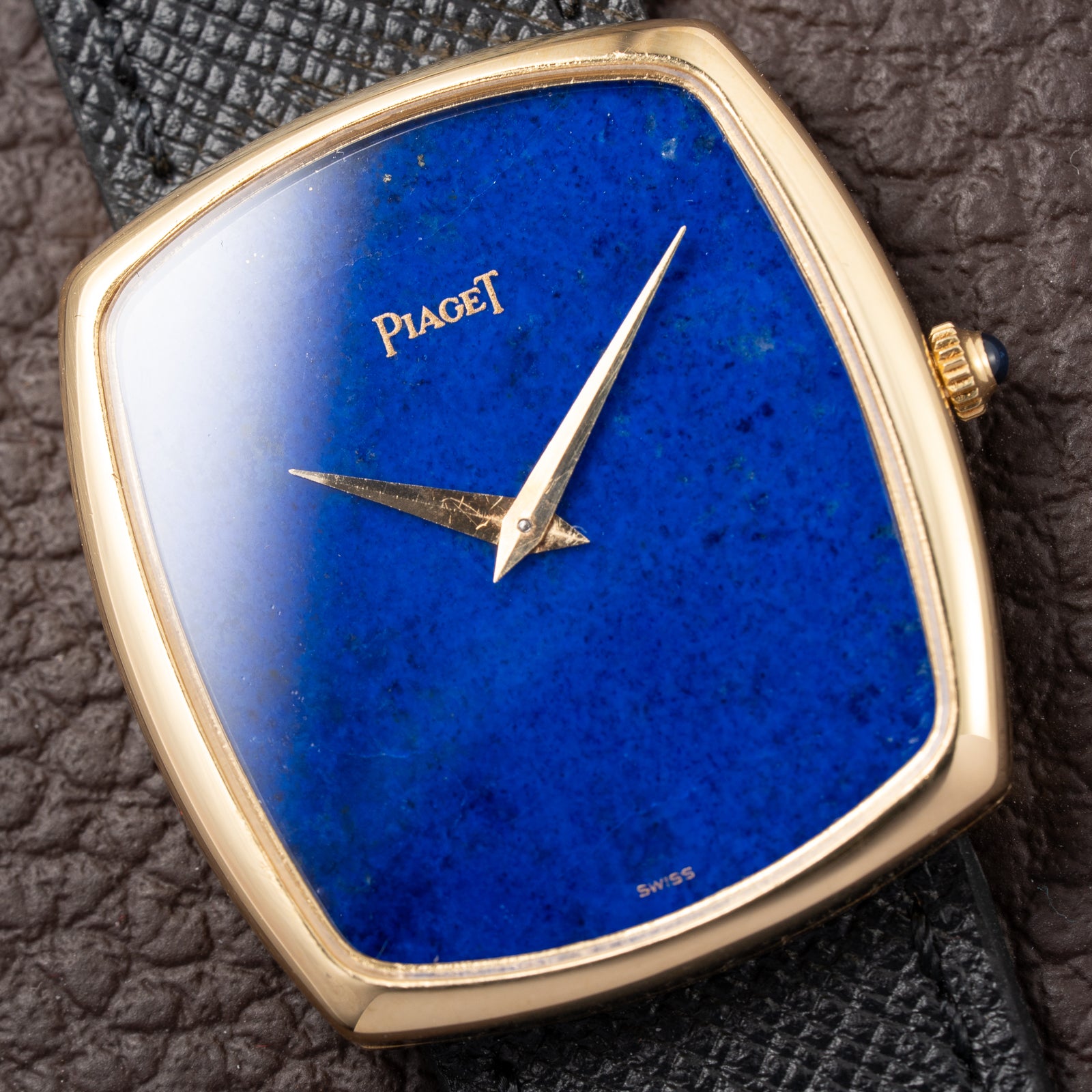 Piaget Emperador Lapis Lazuli 18k Yellow Gold Ref. 9741 From 1980s