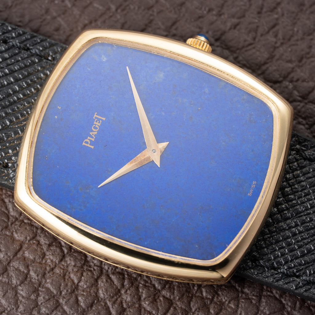 Piaget Emperador Lapis Lazuli 18k Yellow Gold Ref. 9741 From 1980s