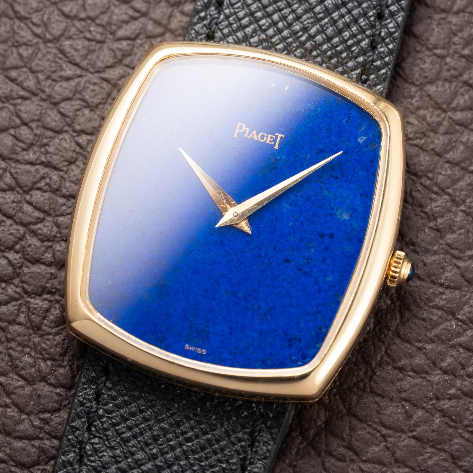 Piaget Emperador Lapis Lazuli 18k Yellow Gold Ref. 9741 From 1980s