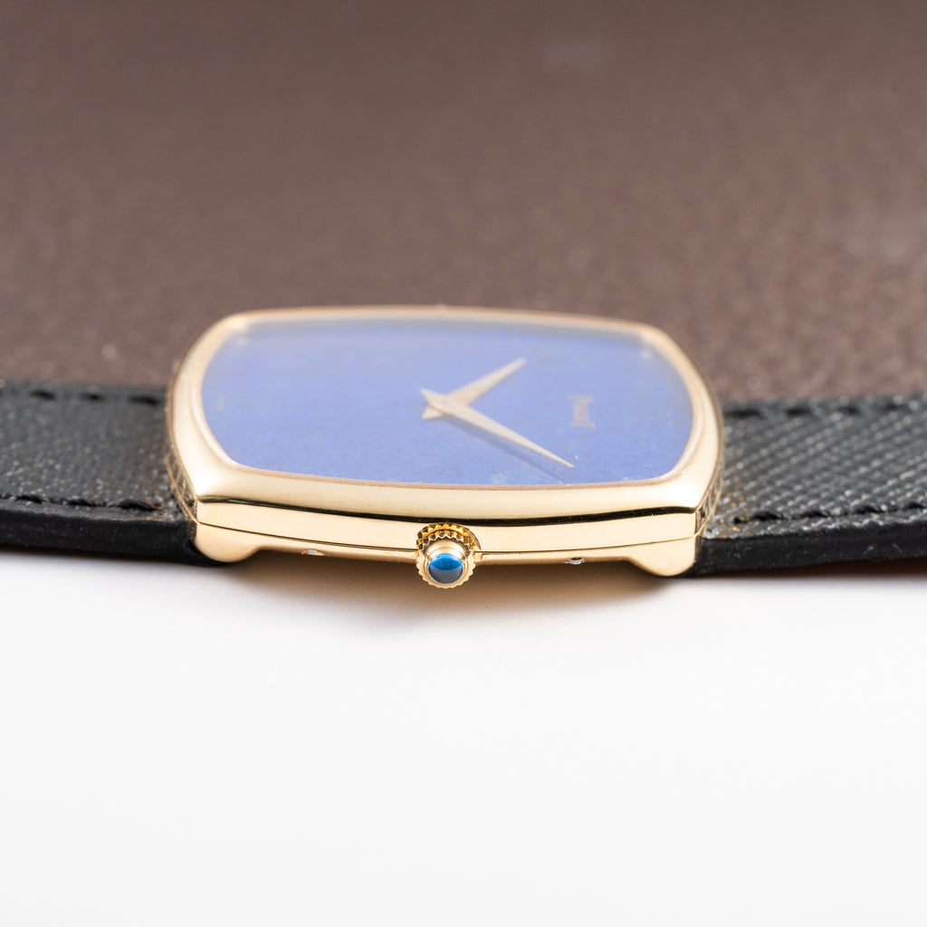 Piaget Emperador Lapis Lazuli 18k Yellow Gold Ref. 9741 From 1980s