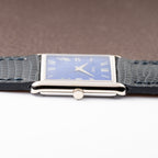 Piaget Tank Lapis Lazuli Stone Dial 18K White Gold Ref 9287 from 1980s