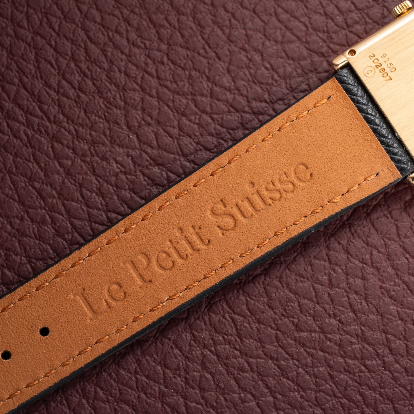 Piaget Tank Lapis Lazuli Ultra Thin 18K Yellow Gold Cal. 9P Ref. 9150 from 1970s