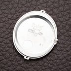 Piaget Oval Ellipse Onyx Black Dial Factory Diamond Bezel 18K White Gold Ref. 9826 from 1970s