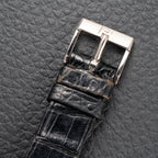 Piaget Protocole Onyx & Mother of Pearl 18k White Gold Ref. 8154 from 1980s