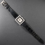 Piaget Protocole Onyx & Mother of Pearl 18k White Gold Ref. 8154 from 1980s
