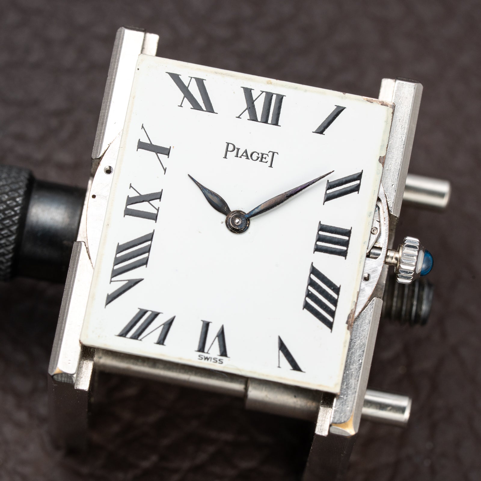 Piaget Tank Ultra Thin 18K White Gold Ref 9150 Calibre 9P from 1970s