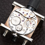 Piaget Tank Ultra Thin 18K White Gold Ref 9150 Calibre 9P from 1970s