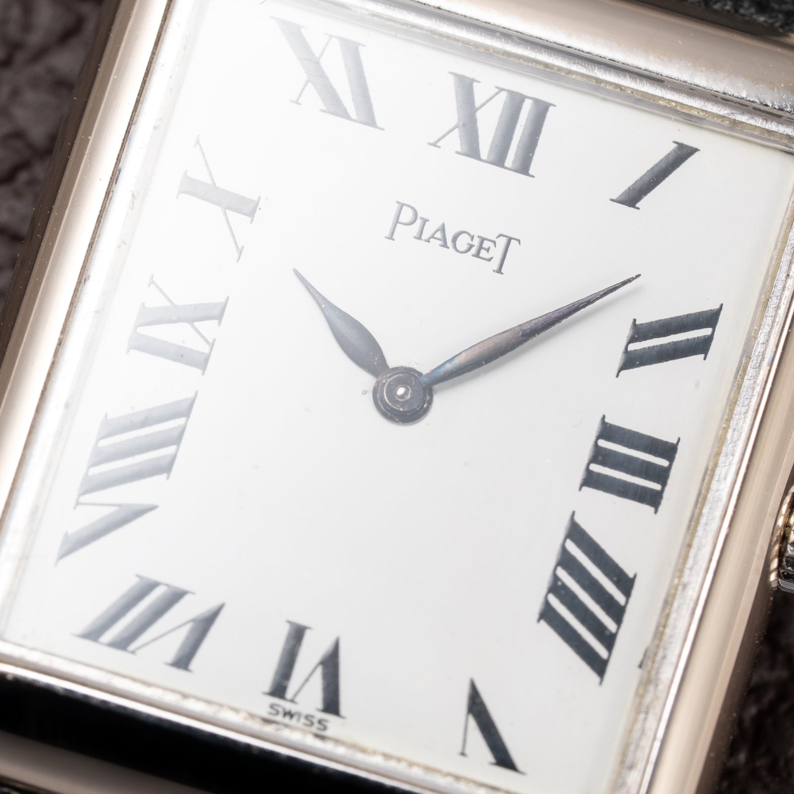Piaget Tank Ultra Thin 18K White Gold Ref 9150 Calibre 9P from 1970s