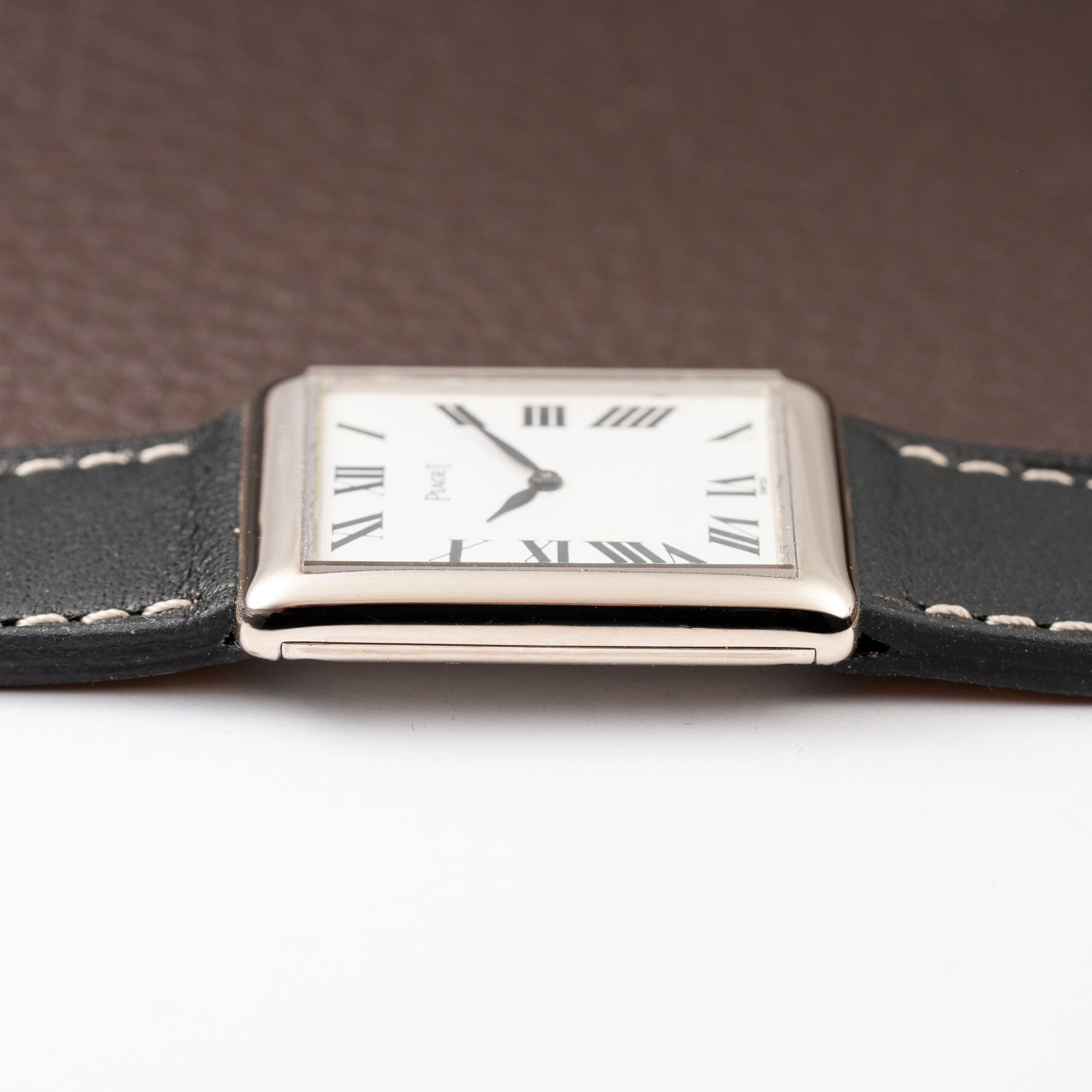 Piaget Tank Ultra Thin 18K White Gold Ref 9150 Calibre 9P from 1970s