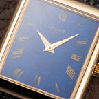 Piaget Tank Lapis Lazuli Ultra Thin 18K Yellow Gold Cal. 9P Ref. 9150 from 1970s