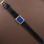 Piaget Tank Lapis Lazuli Ultra Thin 18K Yellow Gold Cal. 9P Ref. 9150 from 1970s