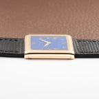 Piaget Tank Lapis Lazuli Ultra Thin 18K Yellow Gold Cal. 9P Ref. 9150 from 1970s