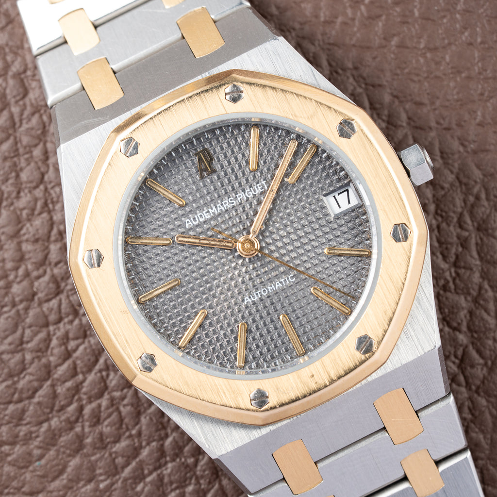 Audemars Piguet Royal Oak Co-Signed Fred Paris Gold Steel Automatic Ref. 4100SA from 1970s