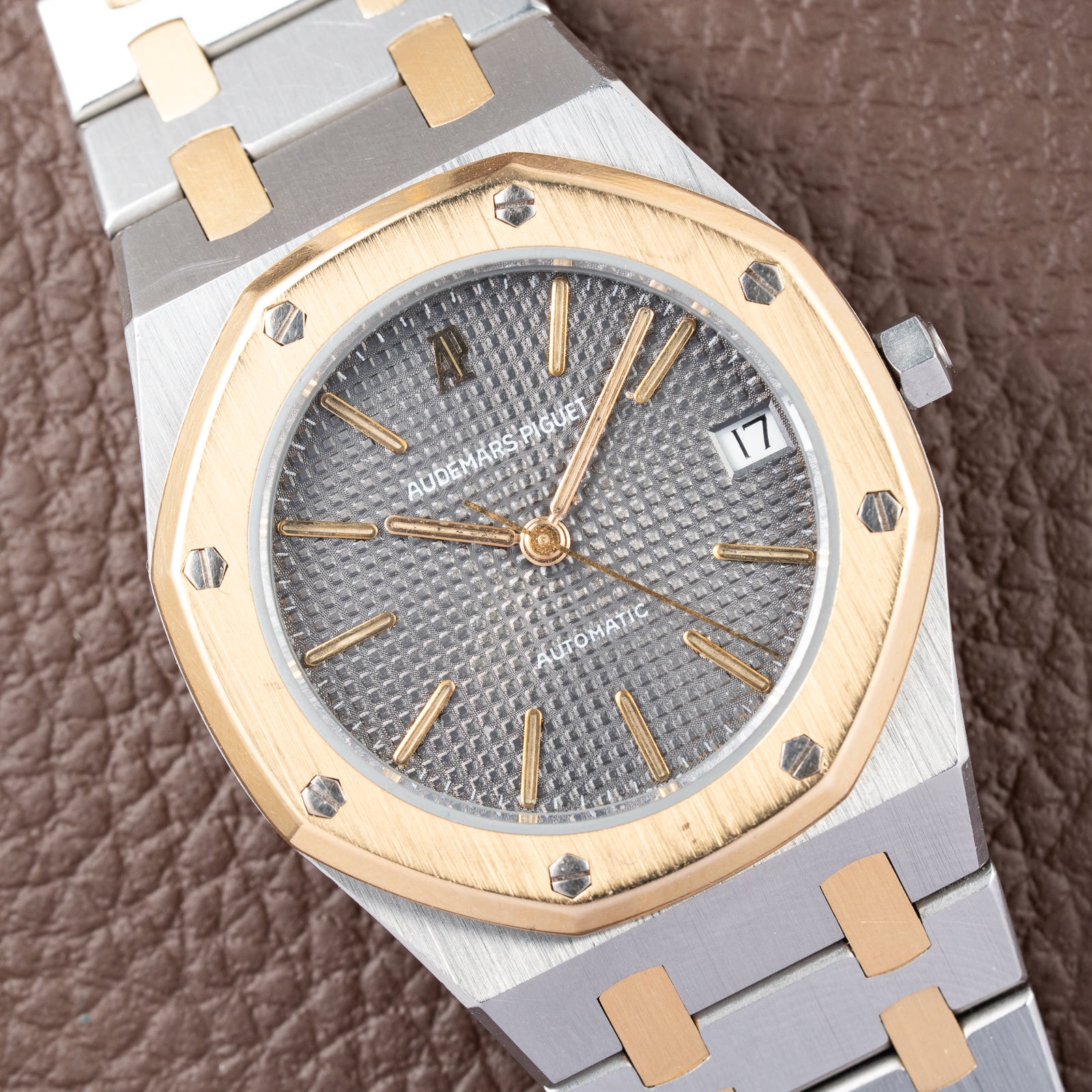 Audemars Piguet Royal Oak Co-Signed Fred Paris Gold Steel Automatic Ref. 4100SA from 1970s