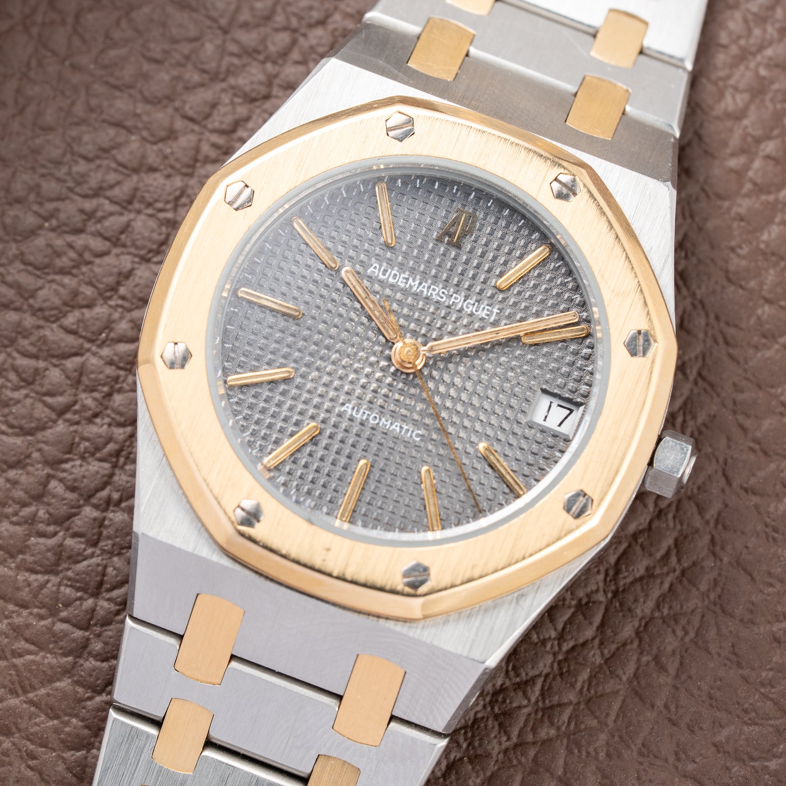 Audemars Piguet Royal Oak Co-Signed Fred Paris Gold Steel Automatic Ref. 4100SA from 1970s