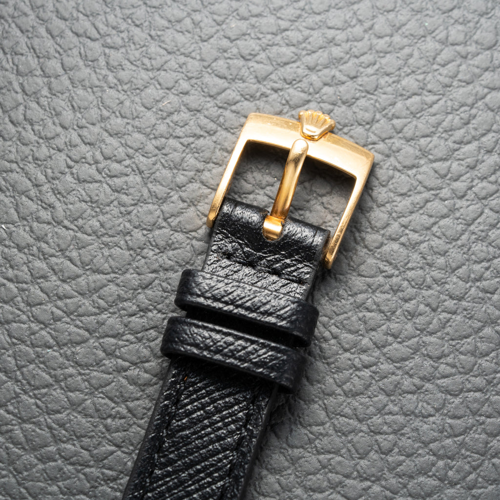 Rolex Cellini 18k Yellow Gold Champagne Guilloche Dial from 2004 Ref 6110/8