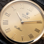 Rolex Cellini Lady Champagne Roman Dial 18K Yellow Gold Ref. 4109 From 1989