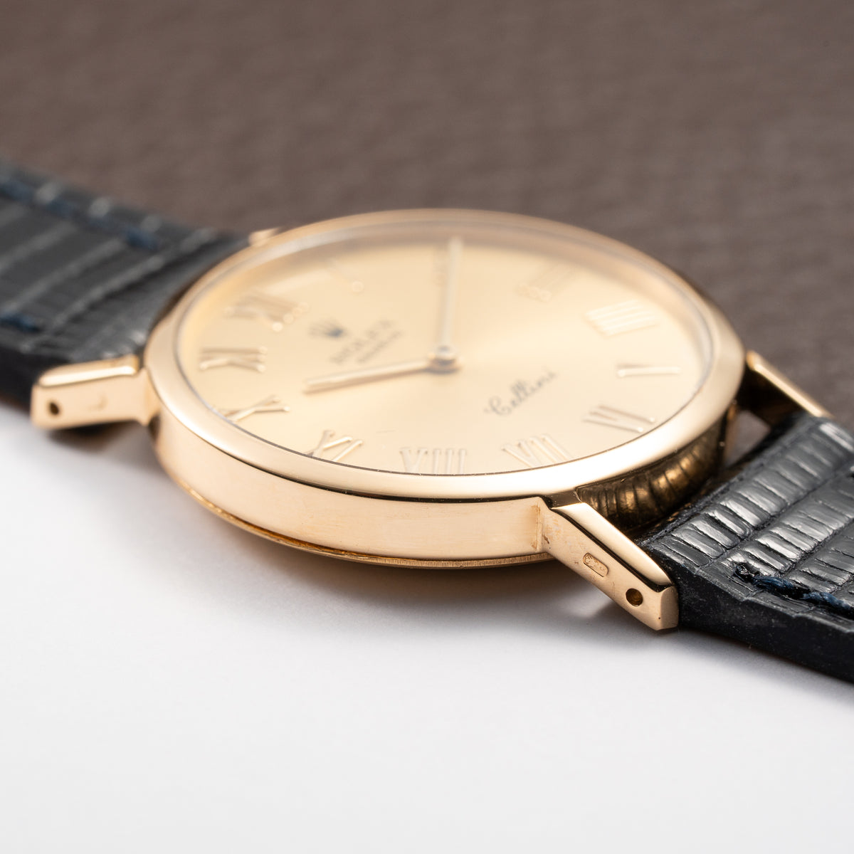 Rolex Cellini Lady Champagne Roman Dial 18K Yellow Gold Ref. 4109 From 1989