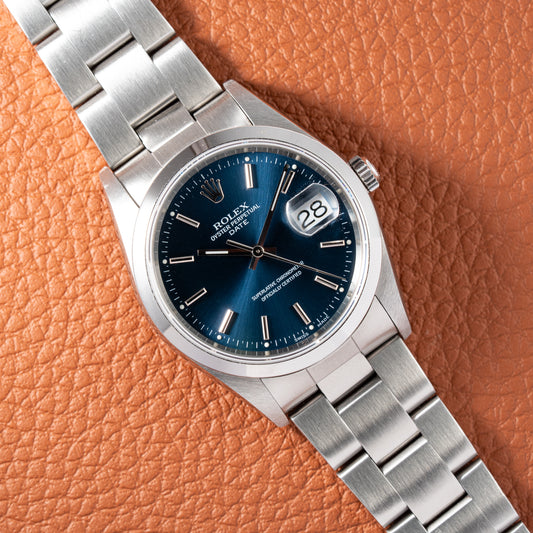 Rolex Date 34 Blue 15200