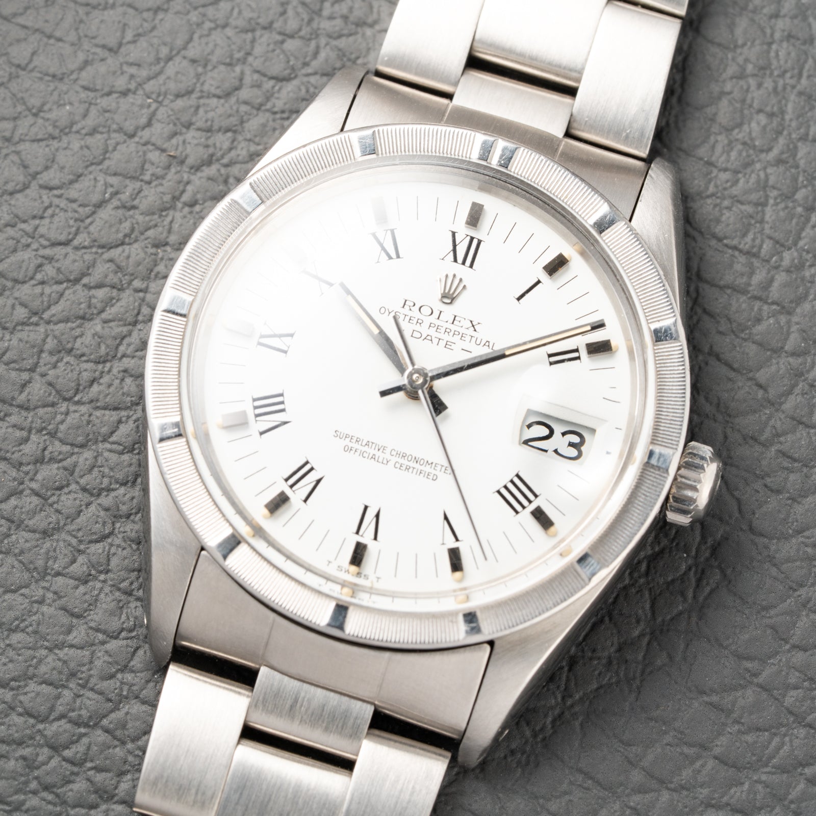 Rolex Date 34 Oyster Perpetual Roman Dial Ref 15010 from 1984