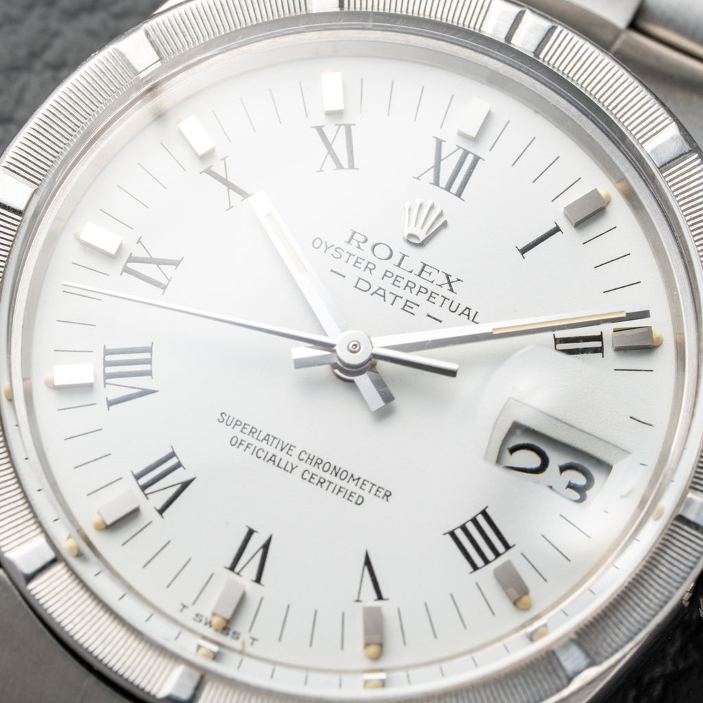 Rolex Date 34 Oyster Perpetual Roman Dial Ref 15010 from 1984