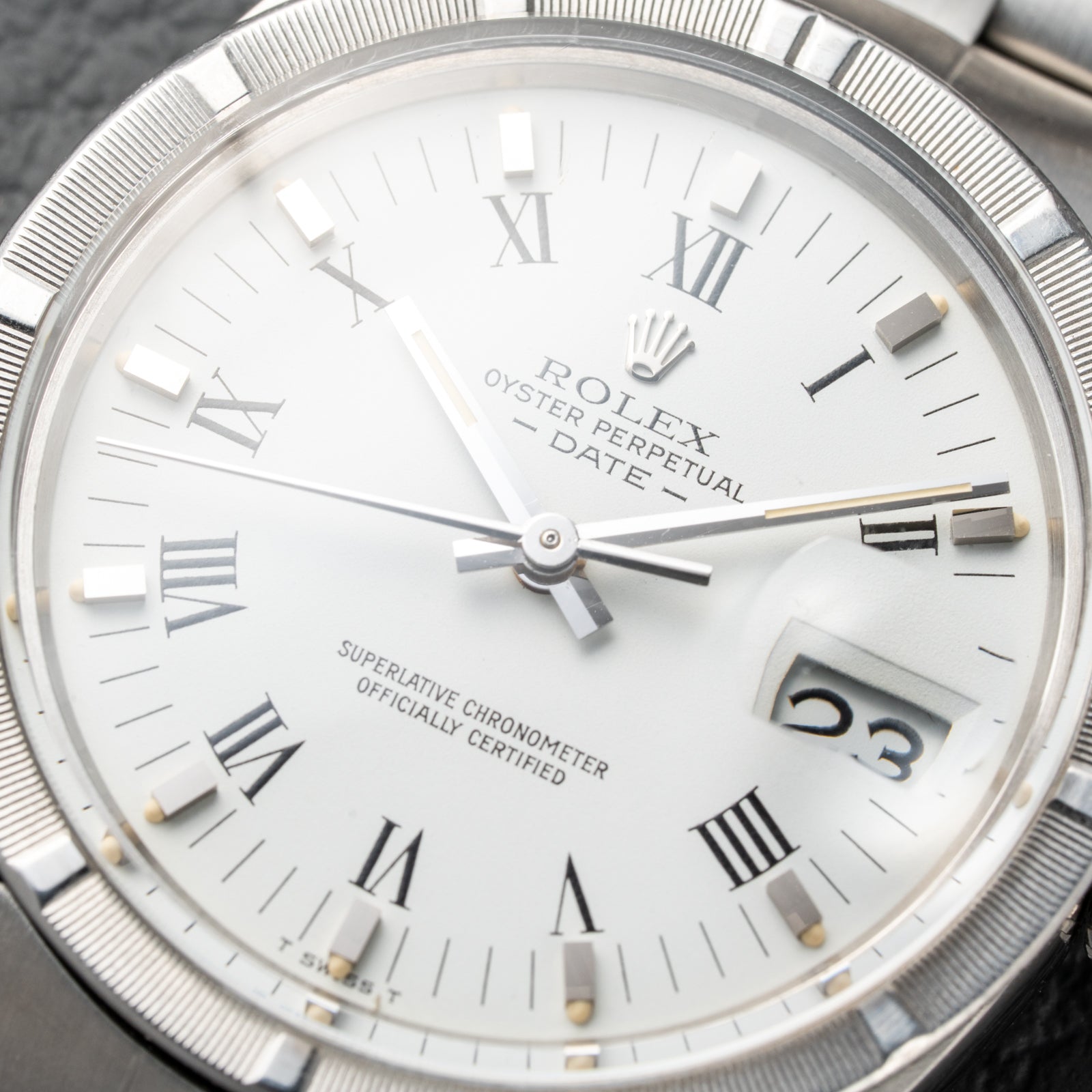 Rolex Date 34 Oyster Perpetual Roman Dial Ref 15010 from 1984